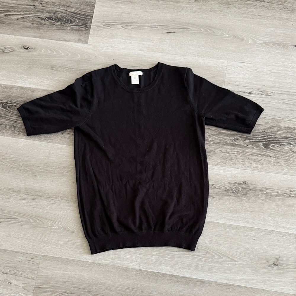 H&M - SIZE S - Black knitting blouse